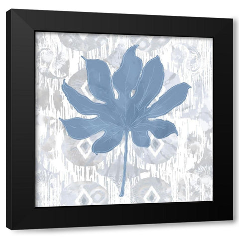Boho Aralia Black Modern Wood Framed Art Print with Double Matting by Lavoie, Tina