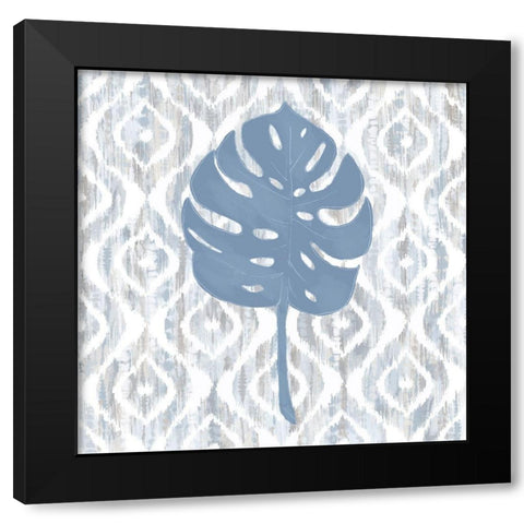 Boho Monstera Black Modern Wood Framed Art Print by Lavoie, Tina