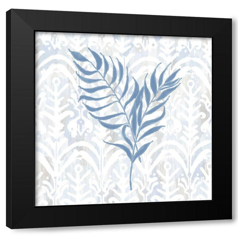 Boho Palms Black Modern Wood Framed Art Print with Double Matting by Lavoie, Tina