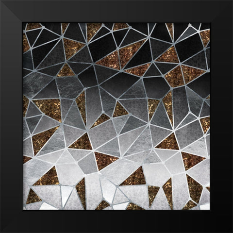 Skyrise Black Modern Wood Framed Art Print by Lavoie, Tina