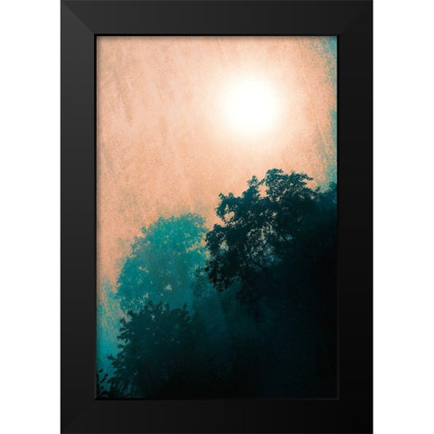 Jungle Canopy At Sunset Black Modern Wood Framed Art Print by Lavoie, Tina