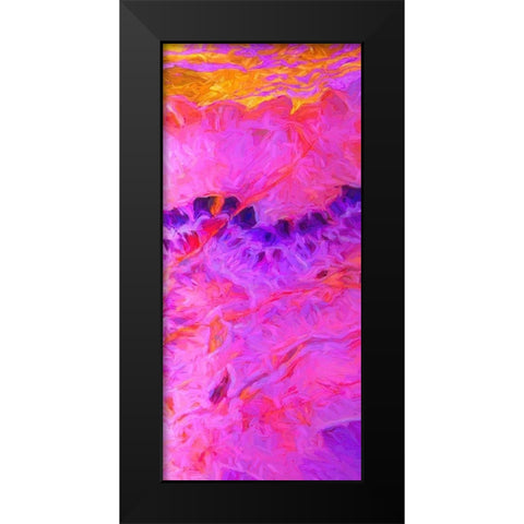 Kilauea Black Modern Wood Framed Art Print by Lavoie, Tina