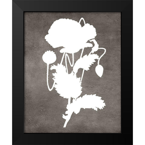 Spirit Poppy I Black Modern Wood Framed Art Print by Lavoie, Tina