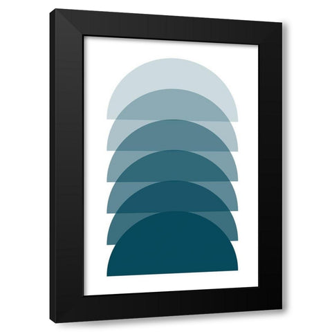 Sunset II Black Modern Wood Framed Art Print by Lavoie, Tina