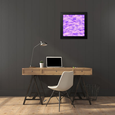 Purple Sky Black Modern Wood Framed Art Print by Lavoie, Tina