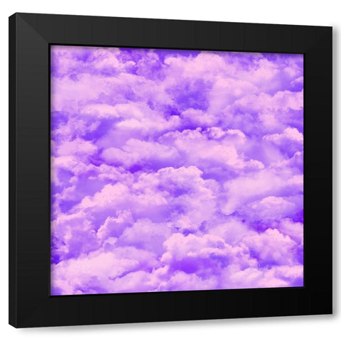 Purple Sky Black Modern Wood Framed Art Print by Lavoie, Tina