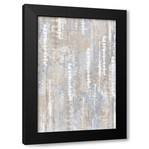Pastel Boho Abstract II Black Modern Wood Framed Art Print with Double Matting by Lavoie, Tina