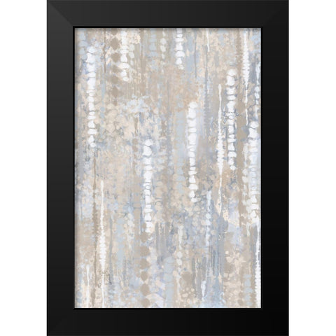 Pastel Boho Abstract II Black Modern Wood Framed Art Print by Lavoie, Tina