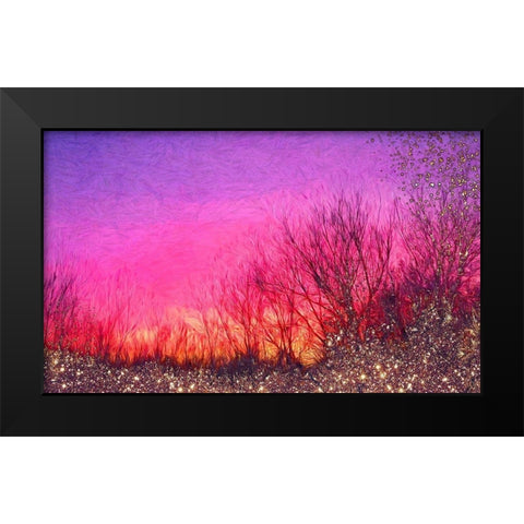 Sunset Magic Black Modern Wood Framed Art Print by Lavoie, Tina