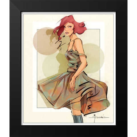 56 Very Fly Black Modern Wood Framed Art Print by TMBorenstein