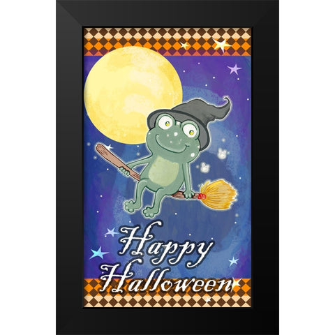 Flying High Black Modern Wood Framed Art Print by Wade, Valarie