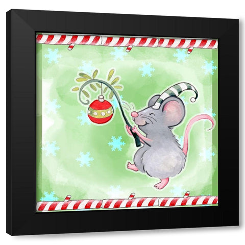 Lets Decorate Black Modern Wood Framed Art Print with Double Matting by Wade, Valarie