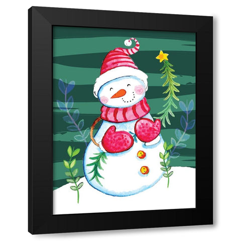 Perfect Tree Black Modern Wood Framed Art Print with Double Matting by Wade, Valarie