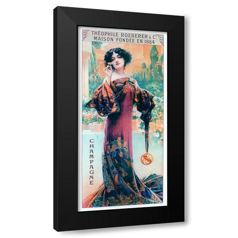 Roeder Poster Black Modern Wood Framed Art Print by Vintage Apple Collection