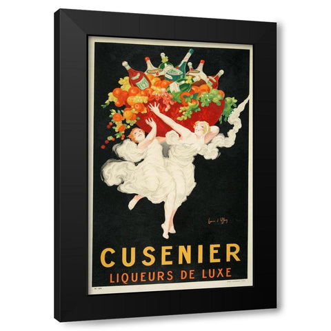Cusenier Black Modern Wood Framed Art Print with Double Matting by Vintage Apple Collection