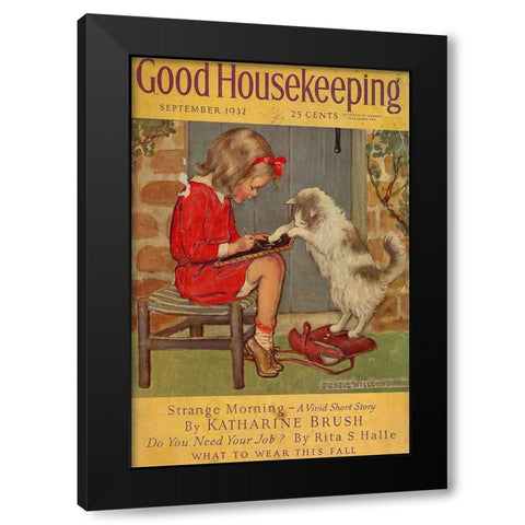 gp1 Black Modern Wood Framed Art Print by Vintage Apple Collection