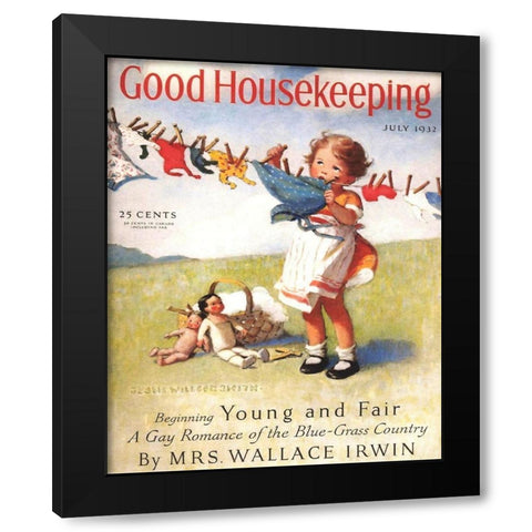 gp2 Black Modern Wood Framed Art Print with Double Matting by Vintage Apple Collection