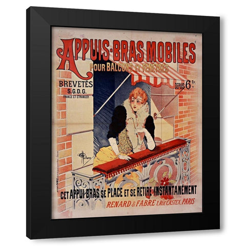 Underwire Bra Black Modern Wood Framed Art Print with Double Matting by Vintage Apple Collection