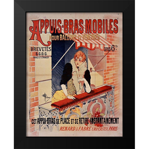 Underwire Bra Black Modern Wood Framed Art Print by Vintage Apple Collection