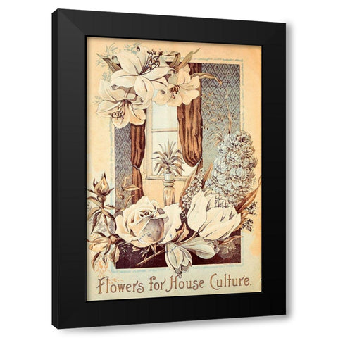 Culture Black Modern Wood Framed Art Print by Vintage Apple Collection