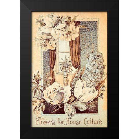 Culture Black Modern Wood Framed Art Print by Vintage Apple Collection