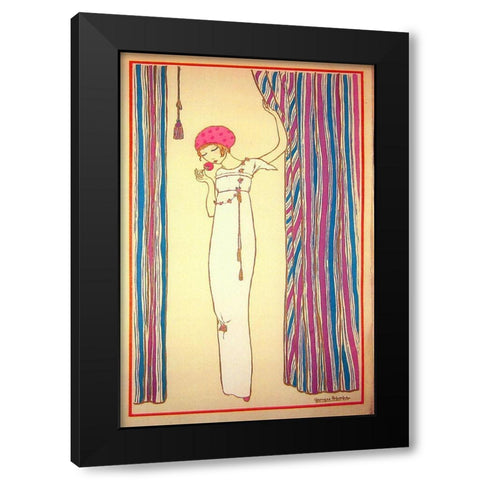 Fashion 21 Black Modern Wood Framed Art Print with Double Matting by Vintage Apple Collection