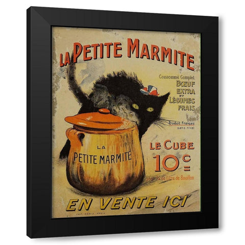 Marmite Black Modern Wood Framed Art Print with Double Matting by Vintage Apple Collection
