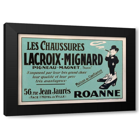 lacroix_mignard_les_chaussures Black Modern Wood Framed Art Print with Double Matting by Vintage Apple Collection