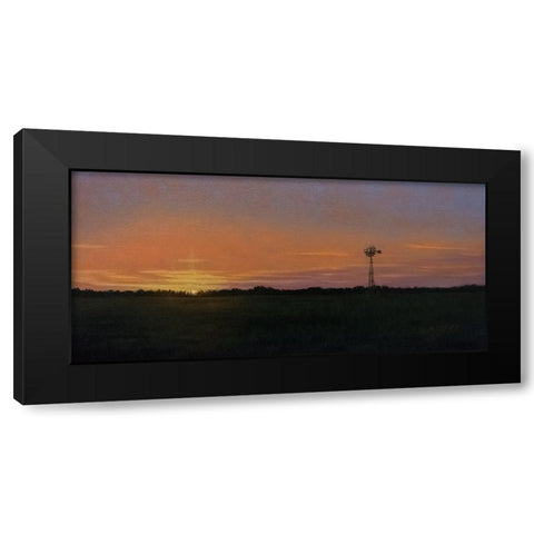 Days End Black Modern Wood Framed Art Print by Goebel, Wilhelm