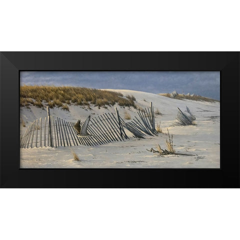 Passage - Peregrine Falcon Black Modern Wood Framed Art Print by Goebel, Wilhelm