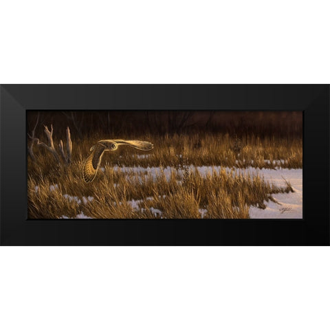 Into The Light Black Modern Wood Framed Art Print by Goebel, Wilhelm