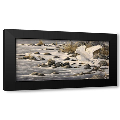 On The Move Black Modern Wood Framed Art Print by Goebel, Wilhelm