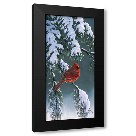 Winter Light 1 Black Modern Wood Framed Art Print by Goebel, Wilhelm