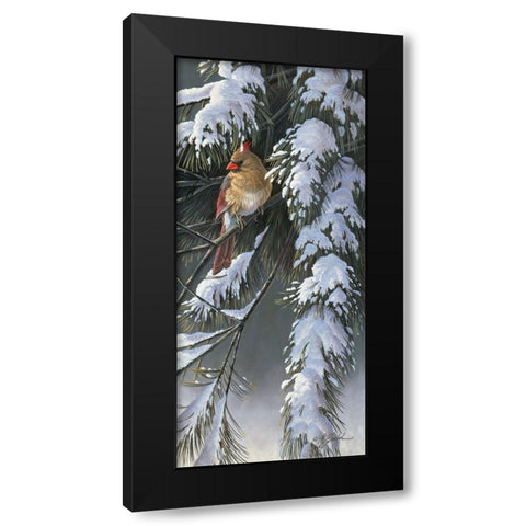 Winter Light 2 Black Modern Wood Framed Art Print with Double Matting by Goebel, Wilhelm