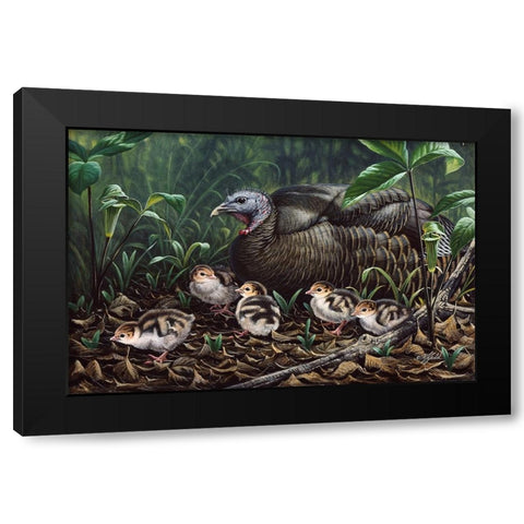 Fruits Of Labor Black Modern Wood Framed Art Print with Double Matting by Goebel, Wilhelm