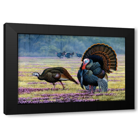 Commanding Attention Black Modern Wood Framed Art Print with Double Matting by Goebel, Wilhelm