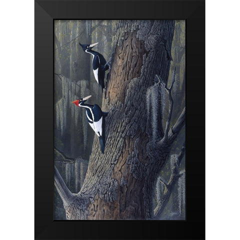 Legends Of The Pearl Black Modern Wood Framed Art Print by Goebel, Wilhelm