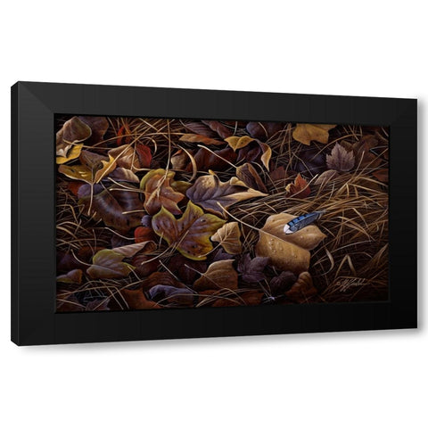 Colors Of Autumn Black Modern Wood Framed Art Print by Goebel, Wilhelm