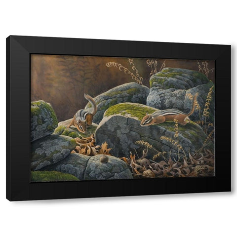 Eye On The Prize Black Modern Wood Framed Art Print by Goebel, Wilhelm