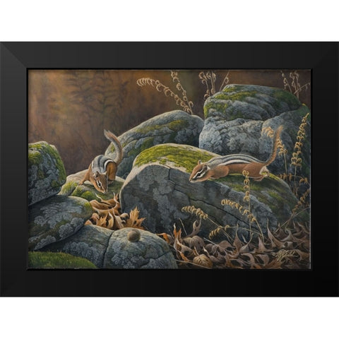 Eye On The Prize Black Modern Wood Framed Art Print by Goebel, Wilhelm