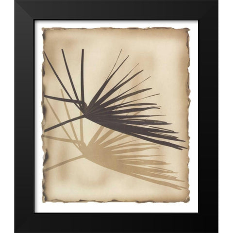 Tropic Palm 1 Black Modern Wood Framed Art Print by Avant Art