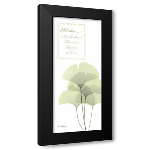 Ginkgo - Mother Black Modern Wood Framed Art Print with Double Matting by Koetsier, Albert