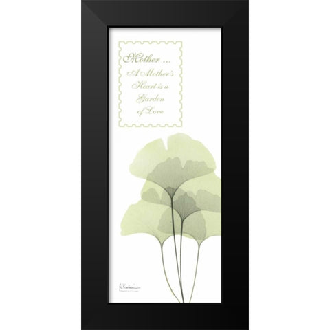 Ginkgo - Mother Black Modern Wood Framed Art Print by Koetsier, Albert