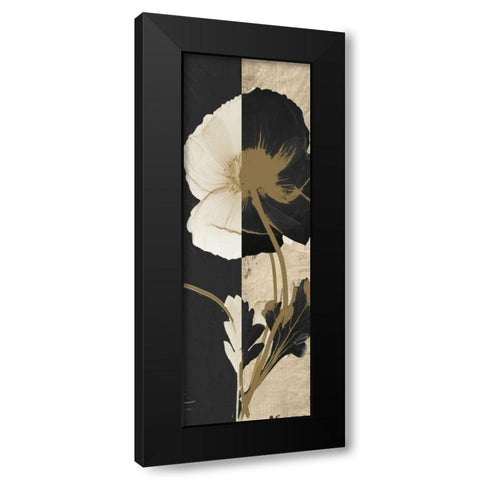 Iceland Poppy Black Modern Wood Framed Art Print by Koetsier, Albert