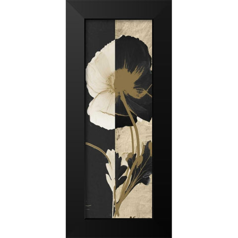 Iceland Poppy Black Modern Wood Framed Art Print by Koetsier, Albert
