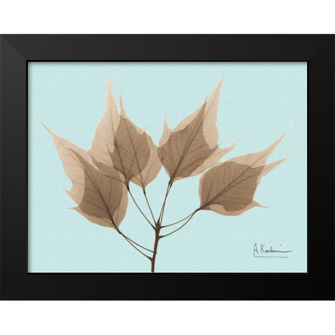 Father David Maple in Brown on Blue Black Modern Wood Framed Art Print by Koetsier, Albert