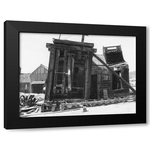 Dilapidated Bodi Black Modern Wood Framed Art Print with Double Matting by Koetsier, Albert