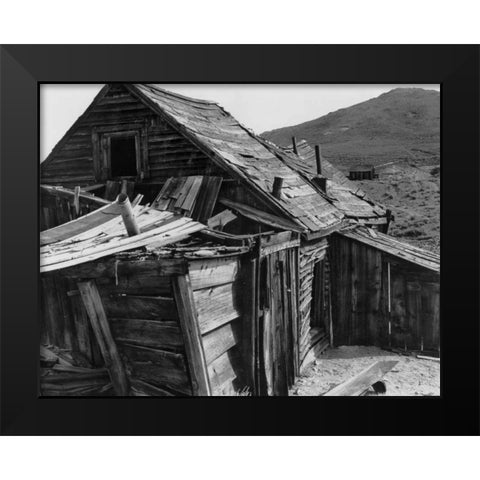 Dilapidated Bodi Black Modern Wood Framed Art Print by Koetsier, Albert