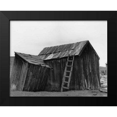 Bodi Ladder Black Modern Wood Framed Art Print by Koetsier, Albert