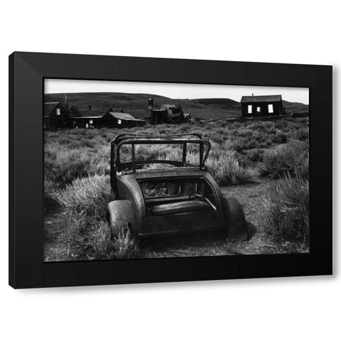 Bodi Car Trunk Black Modern Wood Framed Art Print with Double Matting by Koetsier, Albert